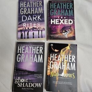Heather Graham Dark Rites The Hexed Ghost Shadow Night Of The Vampires lot‎ of 4